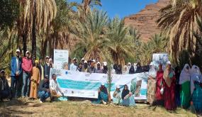 قافلة تحسيسية حول التغيرات المناخية والتدبير المندمج للموارد الطبيعية بالواحات بجماعة أيت وابلي إقليم طاطا