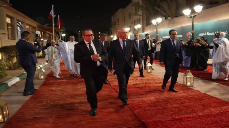 حفل عشاء الذي أقيم على شرف السيد رئيس مجلس الشيوخ الفرنسي جيرار لارشيه والوفد المرافق له
