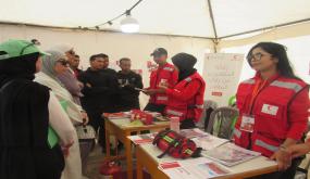 معرض: الاحتفال باليوم العالمي لمنظمتي الهلال الأحمر والصليب الأحمر الدوليين