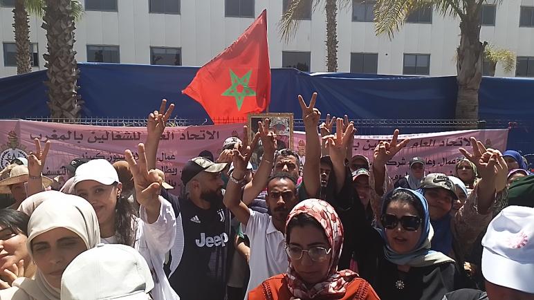 تلخيص الخروقات القانونية والاحتجاجات بشركة “سيوز كابيند” برشيد