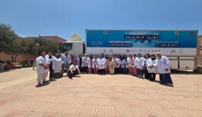 قافلة طبية متعددة التخصصات في إطار البرنامج الجهوي للقوافل الطبية لجهة سوس ماسة بكل من جماعتي أولاد داحو و أيت ملول