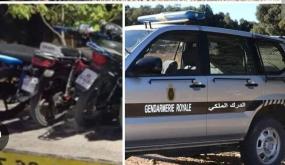 عناصر الدرك الملكي تشن حملة على الدراجات النارية بالبروج …