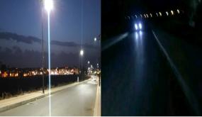 القصر الكبير.. بعد مقال “مشاهد بريس” السلطات تتدخل وتثبت أعمدة إنارة بشارع الجديد