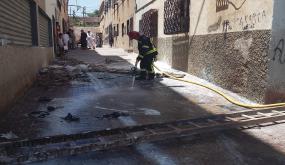 سقوط عامل صباغة من بناية عالية بحي السماعلة بسطات يودي بحياته