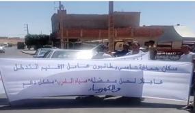 العطش يُخرج ساكنة حاسي بركان نحو عمالة الناظور