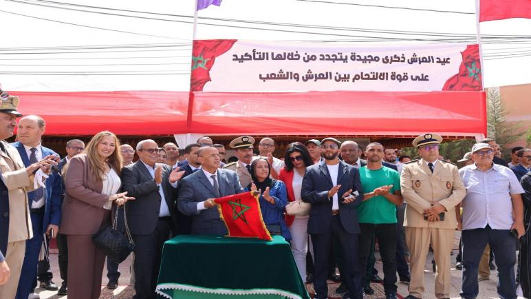 بمناسبة عيد العرش المجيد.. مشاريع تنموية مهيكلة ترى النور بالجماعة الترابية التمسية تحت إشراف عامل عمالة إنزكان أيت ملول