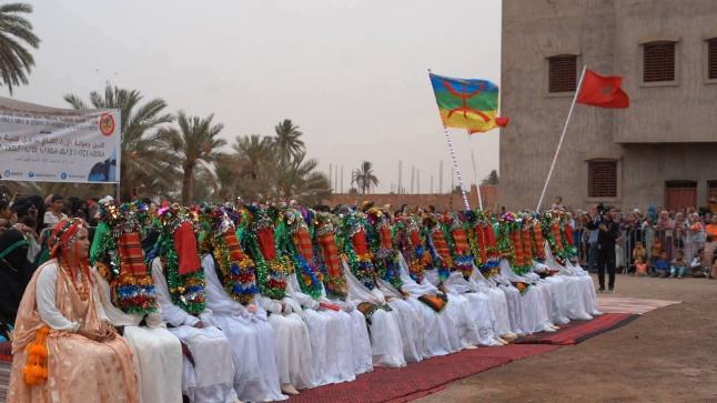 تنغير :: عرس جماعي بالنيف مهرجان سنوي مميز تنظمه جمعية بوكافر للتنمية