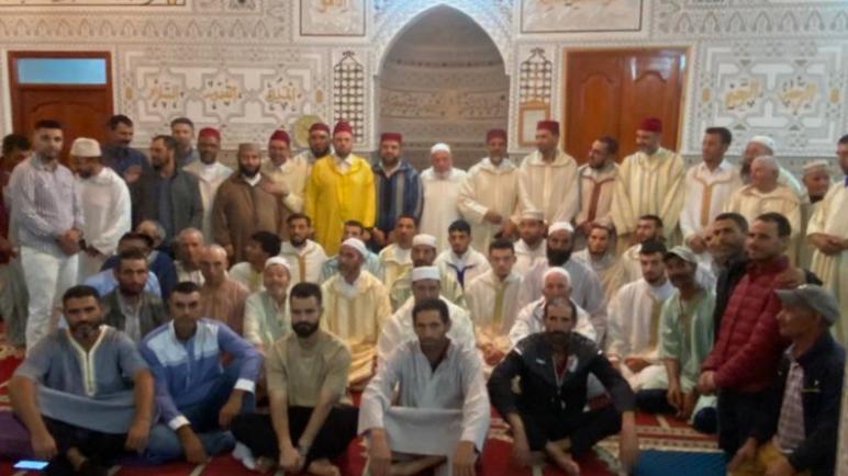 حفل ديني بمسجد الشعرة احتفاءً بذكرى المولد النبوي الشريف