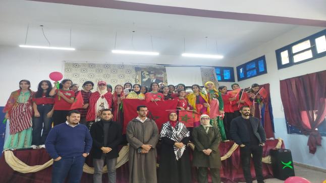 ثانوية أحمد الراشدي التأهيلية تحتفي بخمسين عاما من المسيرة الخضراء في ندوة علمية