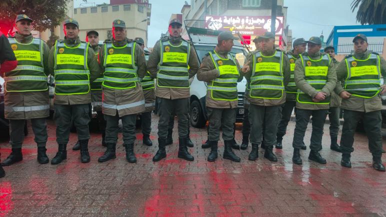 أمن مدينة القصر الكبير يشن حملة واسعة بمناسبة ليلة رأس السنة الميلادية الجديدة 2026