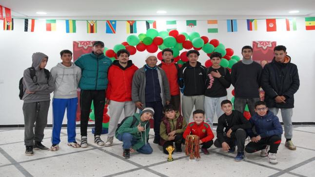 فعاليات المجتمع المدني بسيدي بنور تحتفي بالكان وكأس الأمم إفريقيا بدار الشباب