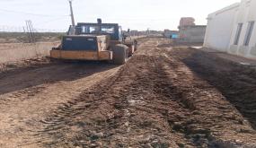 أشغال تهيئة دوار اولاد ايوب عين الدفلة ومدخل المركب السوسيو-رياضي و مدخل مقر الجماعة