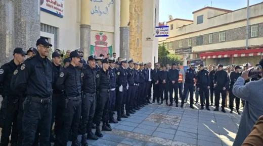 استئناف الخدمات الأمنية بمفوضية شرطة القصر الكبير بعد انحسار آثار الفيضانات