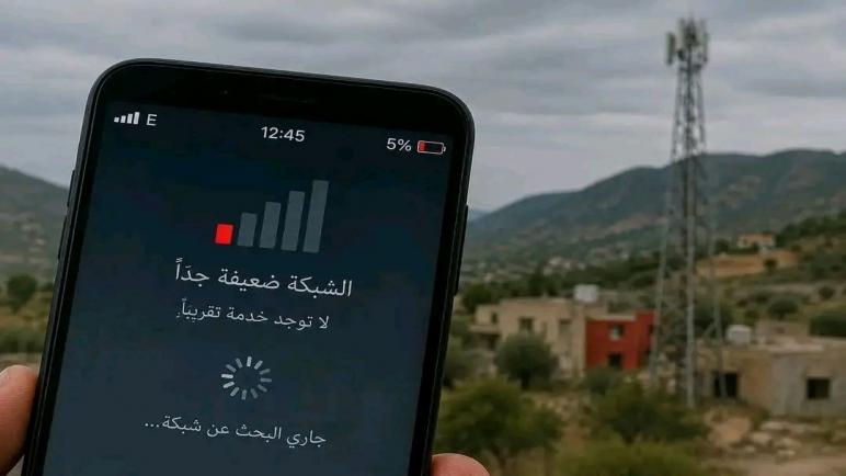 ضعف شبكة الاتصالات يعقّد تواصل سكان دواوير الحسيمة خلال الفيضانات