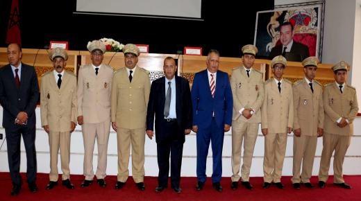 عامل عمالة انزكان يترأس حفل تنصيب رجال السلطة الجدد.