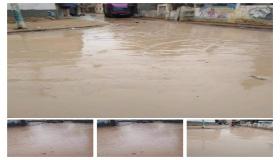 منطقة العزيب بجماعة القليعة إقليم انزكان تغرقها مياه الامطار