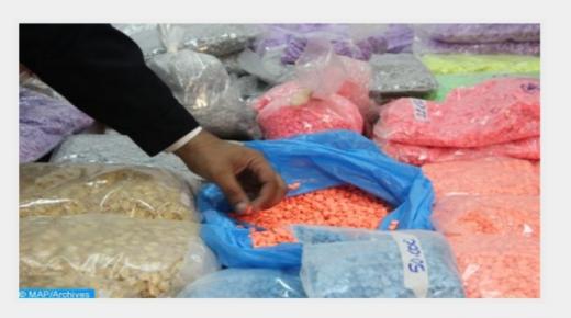 إحباط محاولة لتهريب 1500 قرص مهلوس كانت بداخل إرسالية قادمة من إحدى الدول الأوروبية بالعيون