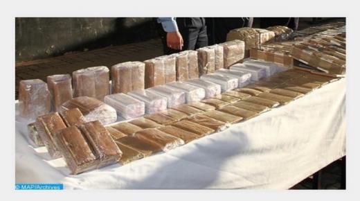 حجز 1860 كيلوغرام من مخدر الشيرا ضواحي مدينة تيزنيت