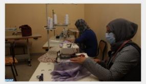 المبادرة الوطنية للتنمية البشرية بتنغير تشجع العمل التعاوني النسائي