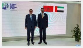 “كوب-26”.. السيد أخنوش يتباحث مع وزير الصناعة الإماراتي