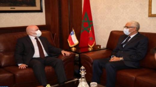 تكثيف التعاون البرلماني وتنويع مجالاته محور مباحثات رئيس مجلس النواب مع سفير الشيلي بالرباط