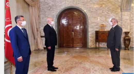 الرئيس التونسي قيس سعيد يستقبل السيد لفتيت