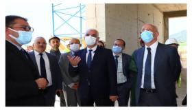 الاطلاع على تقدم أشغال ورش باء المركز الاستشفائي الإقليمي بوزان