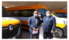 توزيع سيارات النقل المدرسي لفائدة الجماعات الترابية بإقليم خنيفرة