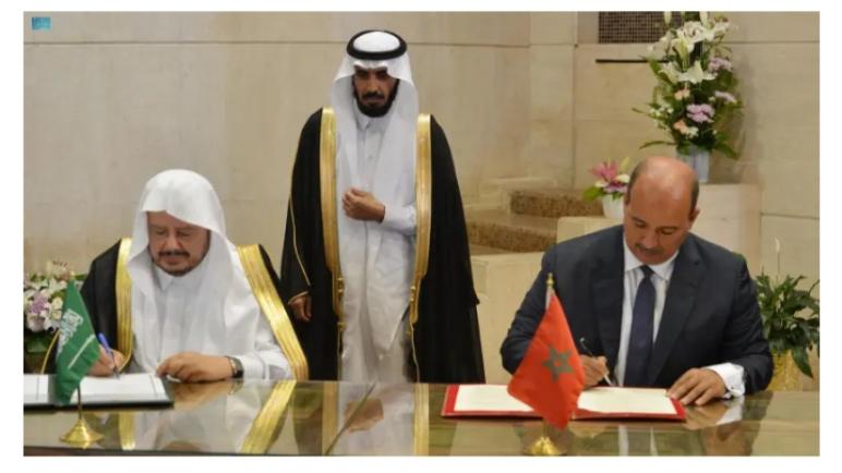توقيع مذكرة تفاهم بين مجلس المستشارين ومجلس الشورى بالمملكة العربية السعودية