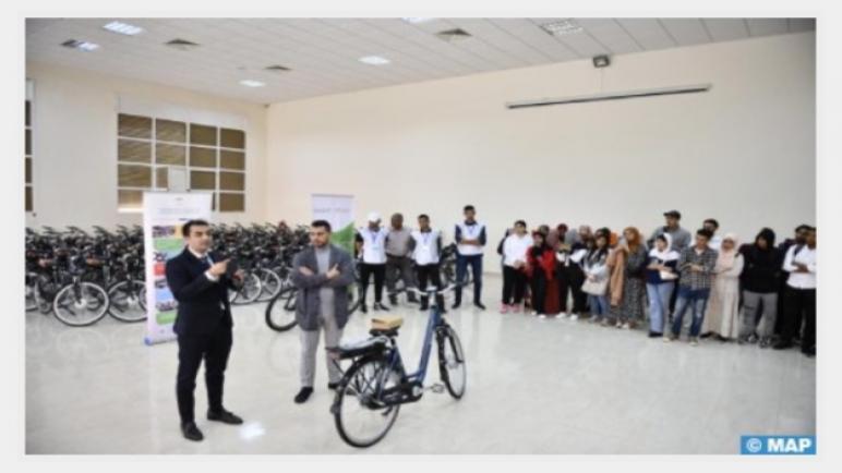 مؤسسة محمد السادس لحماية البيئة توفر 143 دراجة كهربائية لفائدة طلبة جامعة القاضي عياض بمراكش