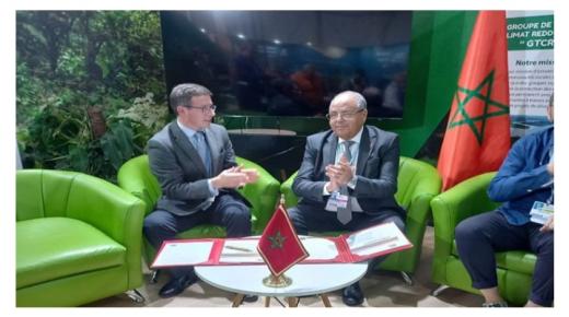 أهرو أبرو رئيس مجلس درعة تافيلالت يشارك في توقيع مذكرات تفاهم مع مجموعة تحالف ” Under 2 ” خلال قمة المناخ ” كوب 27 “