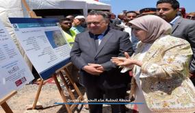 عامل إقليم الصويرة يشرف على تشغيل المحطة المتنقلة لتحلية مياه البحر