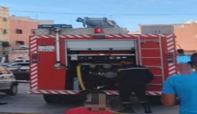 الدشيرة الجهادية:اندلاع حريق بشقة سكنية بسبب قنينة غاز