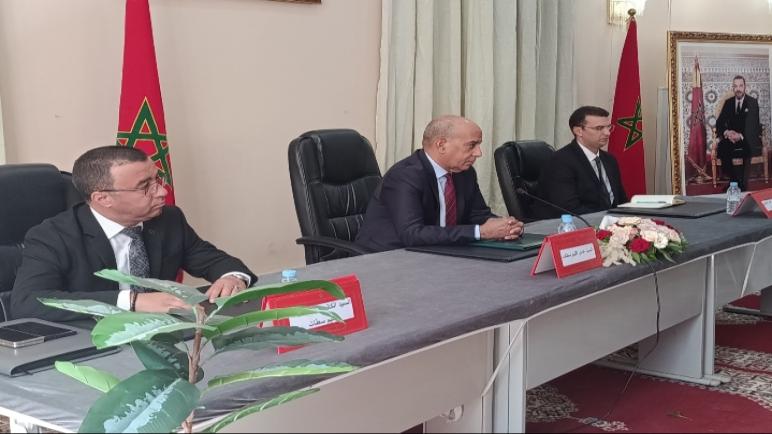 بعمالة إقليم سطات… تنصيب الكاتب العام الجديد ورئيس قسم الشؤون الداخلية