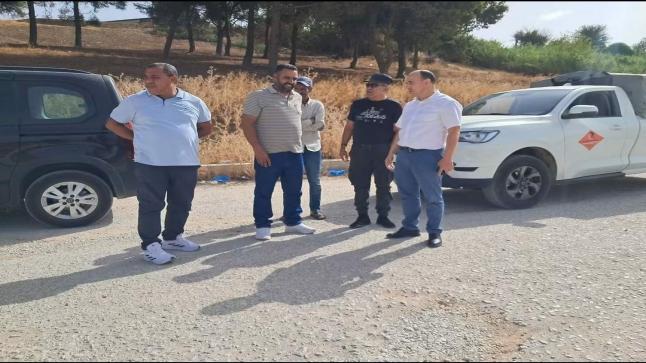 رئيس مجلس جماعة تازة يطلع على الترتيبات الأولية لأشغال إتمام تهيئة شارع الكيفان.