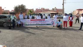 النسيج الجمعوي في حملة توعوية وتحسيسية حول وباء (كوفيد-19) بالقليعة