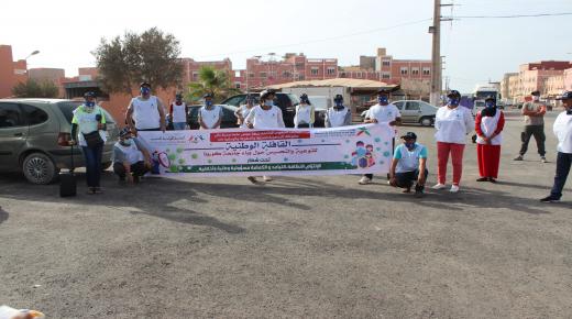 النسيج الجمعوي في حملة توعوية وتحسيسية حول وباء (كوفيد-19) بالقليعة