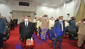 إسماعيل أبوالحقوق يترأس مراسيم حفل الإنصات لخطاب العرش الذكرى 21 +الصور