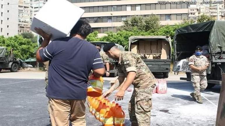 شحنات غذائية وطبية مغربية تصل متضرري إنفجار مرفأ بيروت