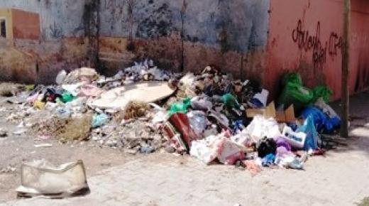 الدشيرة الجهادية :غياب حاويات الأزبال بالمدينة يزيد في انتشار مطارح عشوائية.