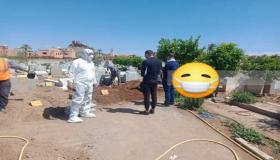 اجراءات دفن اول ضحايا كورونا بمراكش .