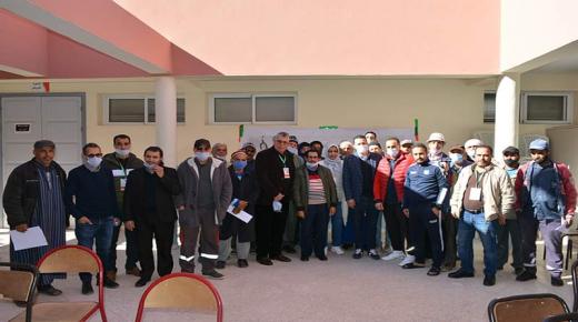 جماعة ايت ملول – حملة طبية متعددة التخصصات لفائدة الاعوان العرضيين والموظفين بالجماعة