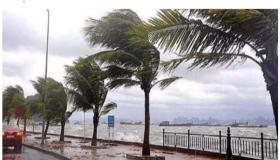 رياح قوية نوعا م بالقطاع الشمالي بكل من جنوب ووسط البلاد