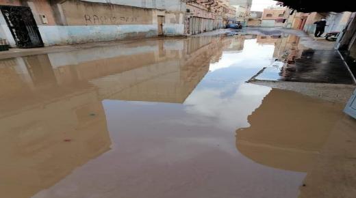 أمطار الخير تعري هشاشة البنية التحتية بأحياء جماعة التمسية بإقليم إنزكان.