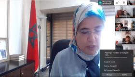 السيدة المصلي تترأس اجتماعا موسعا لتقييم جهود الوزارة في مكافحة تداعيات جائحة كورونا.