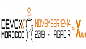 تحت الرعاية السامية لصاحب الجلالة الملك محمد السادس، DevoxxMorocco2019″” تنظم دورتها الثامنة بأكادير من 12 إلى 14 نونبر2019.